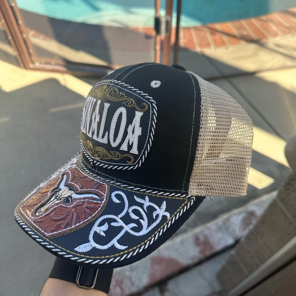 SINALOA Black and Tan Trucker/Western Hat